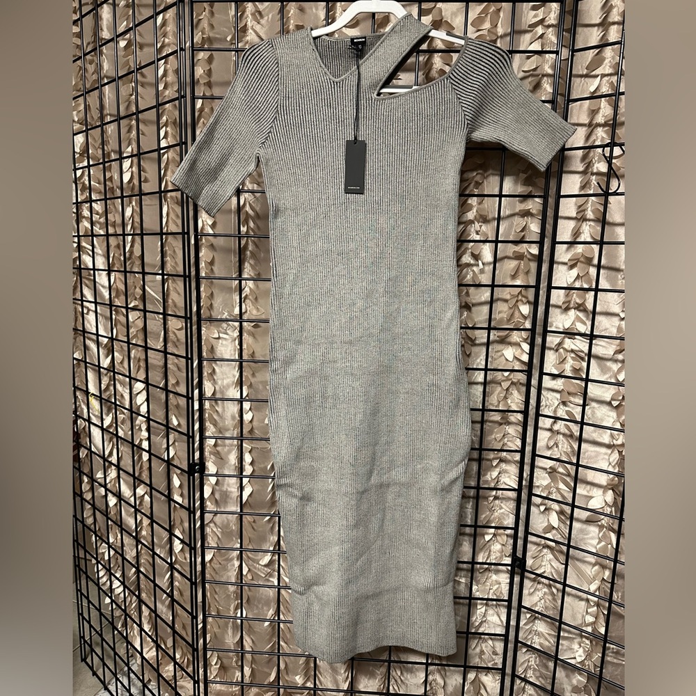 Monrow Ribbed Midi Dress